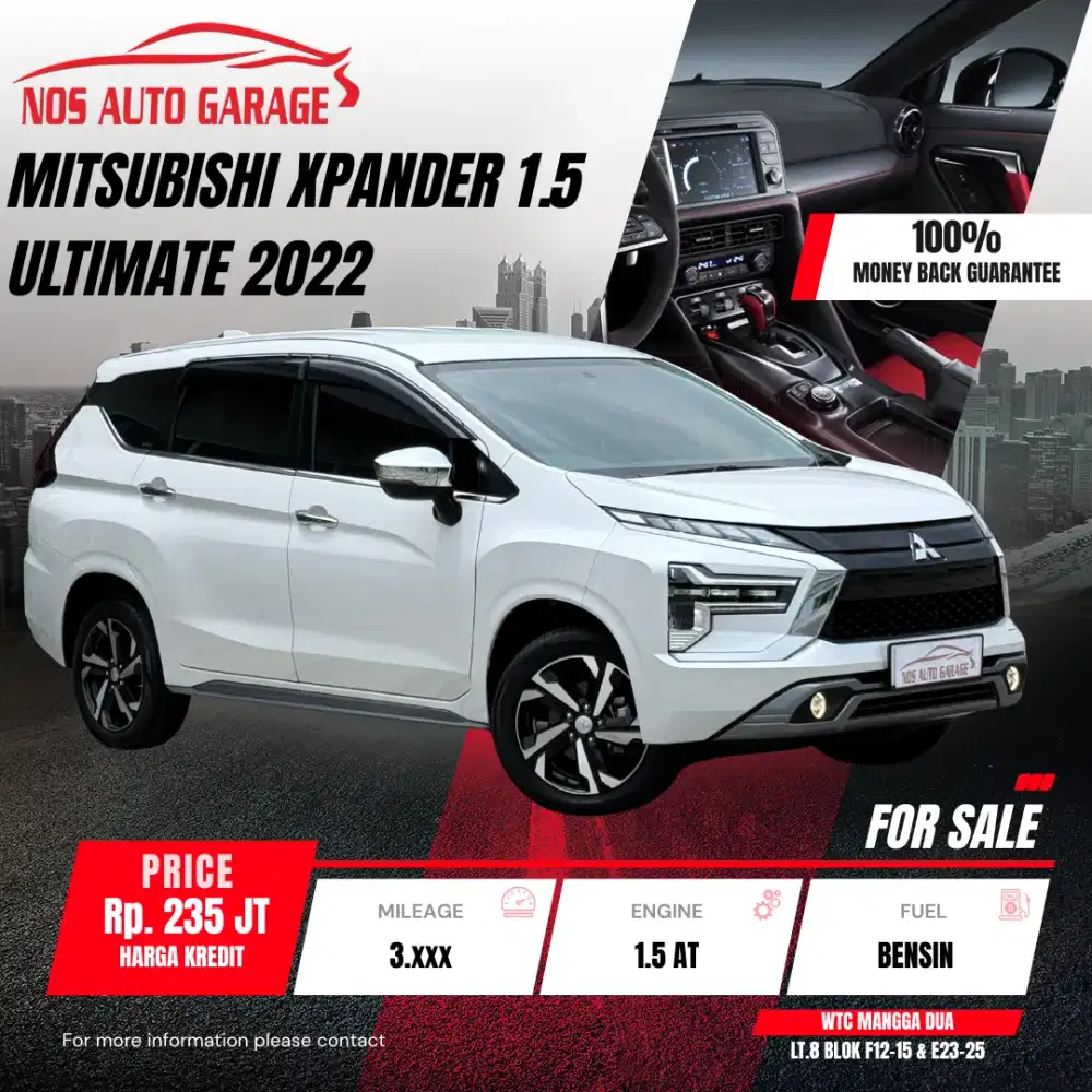 [Km 3rb] Mitsubishi Xpander 1.5 Ultimate 2022
