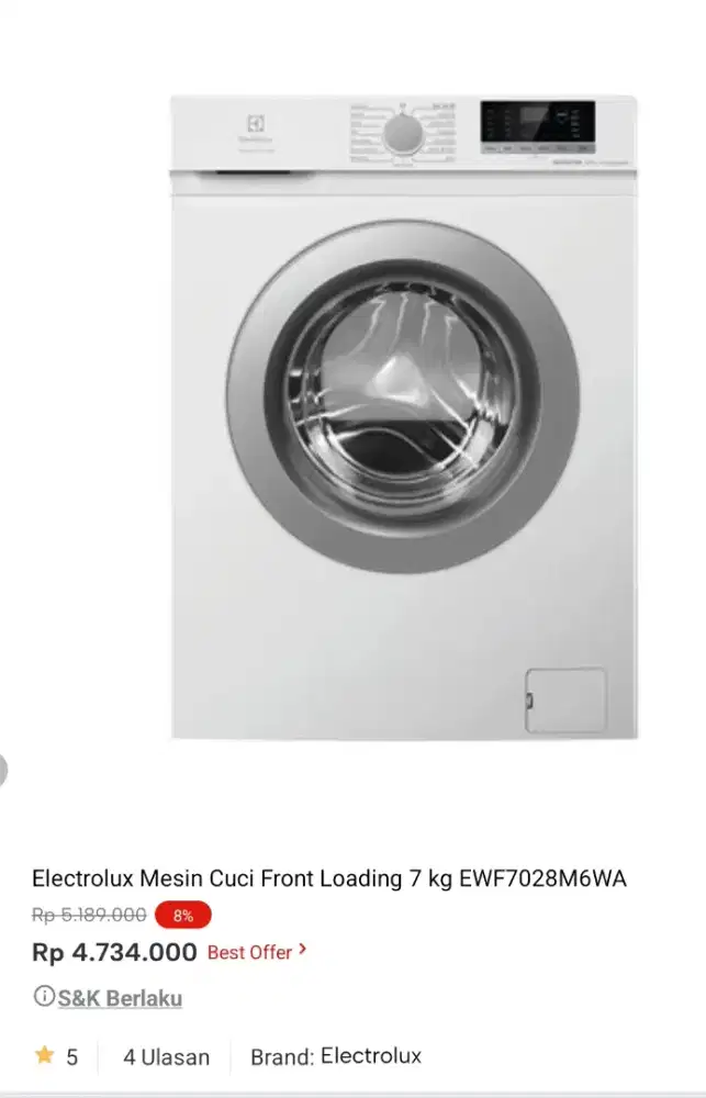 mesin cuci promo bisa cicilan syarat ktp tanpa dp bayar bulan depan