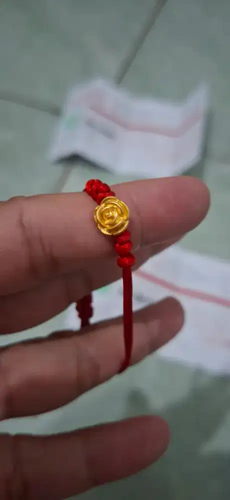 Gelang rose tali serut