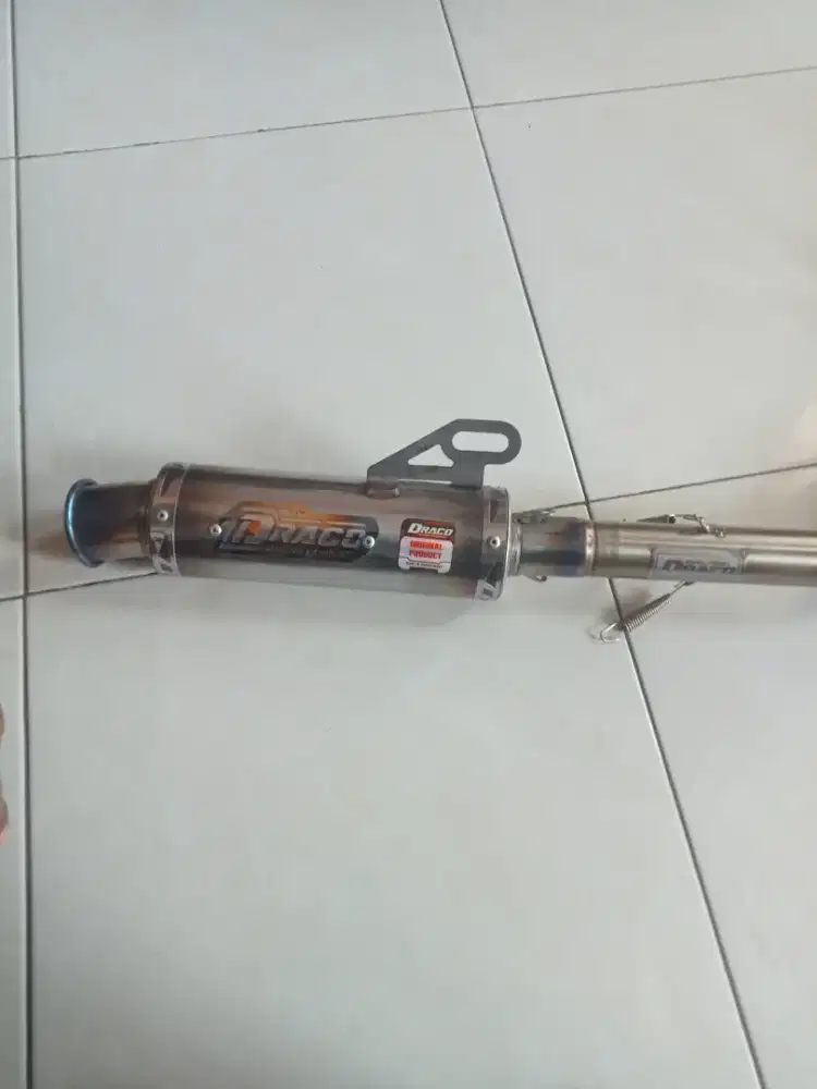 knalpot draco short blue salemba VARIO 125/150 LED OLD
