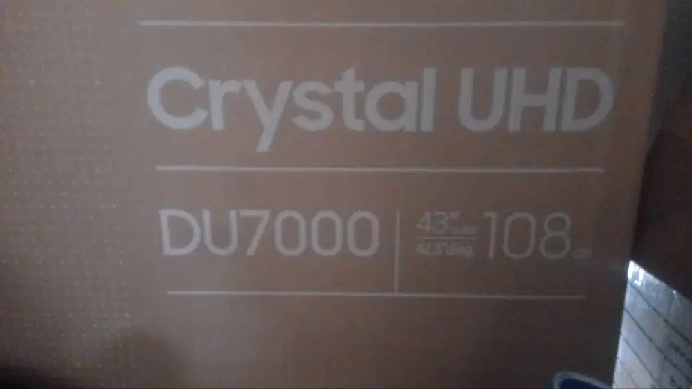 Dijual televisi samsung Crystal UHD DU 7000 43 inch
