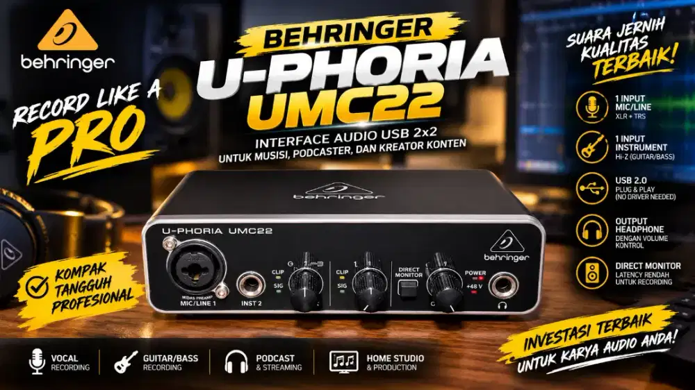 Behringer U-PHORIA UMC22