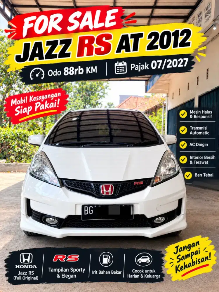 Di jual Honda Jazz RS AT 2012