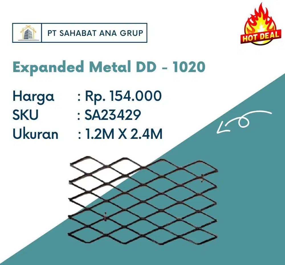 Expanded Metal DD - 1020