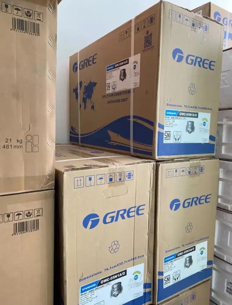 Ac gree 1/2 pk baru semua