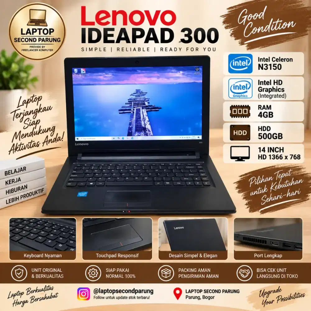 LAPTOP.LENOVO IDEAPAD 300