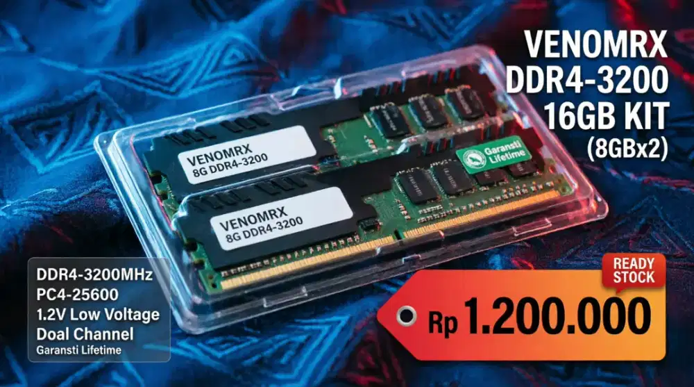 Venom RX RAM 8gbx2