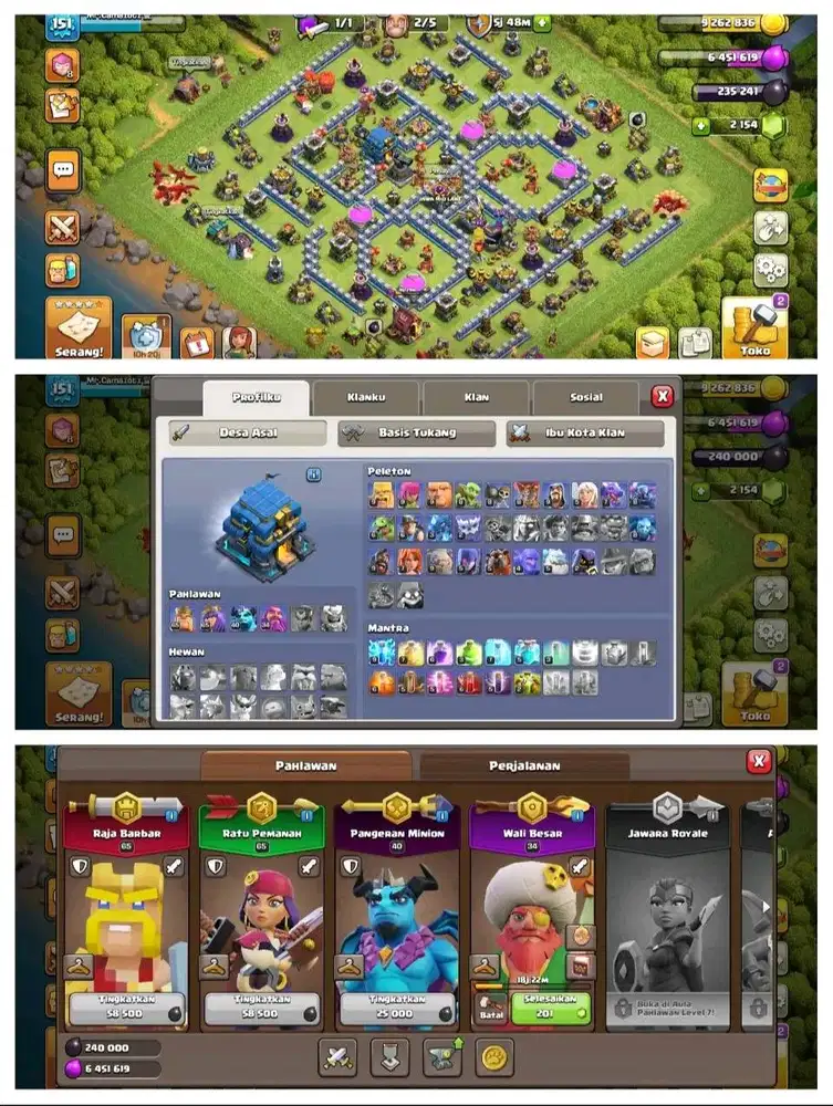 JUAL AKUN COC TH 12 PRIBADI