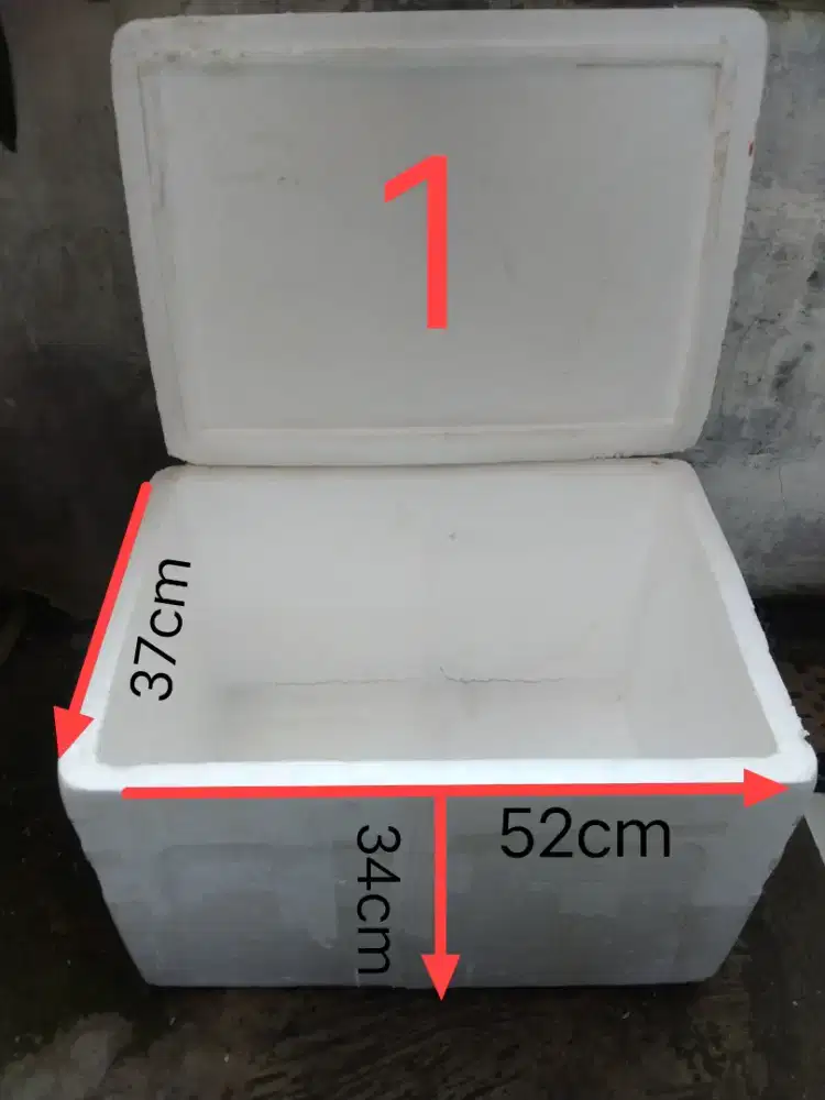 Styrofoam box, box styrofoam
