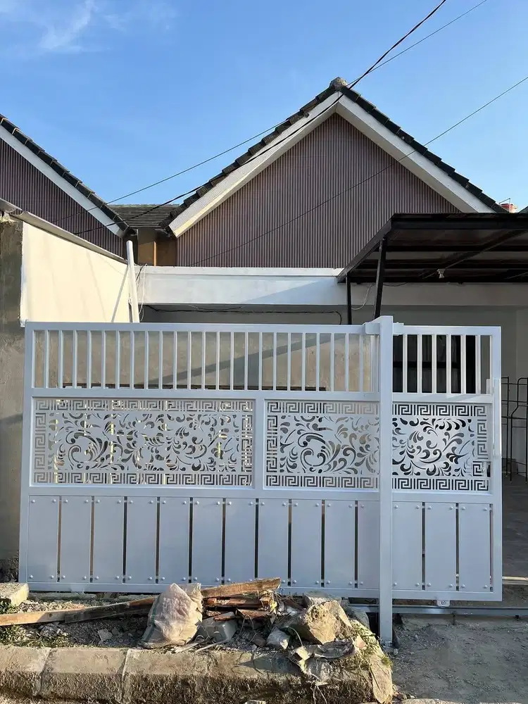 Pintu pagar model laser cutting