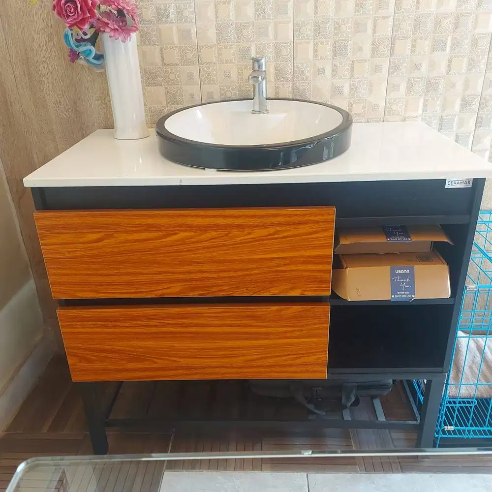 Meja wastafel minimalis modern