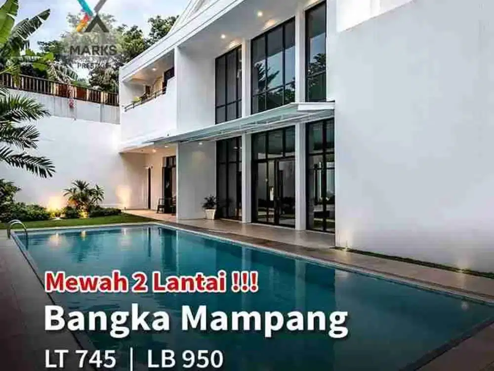UPDATE TURUN HARGA*
DIJUAL RUMAH MEWAH 2 LANTAI SIAP HUNI DI BANGKA MAMPANG PRAPATAN JAKARTA SELATAN