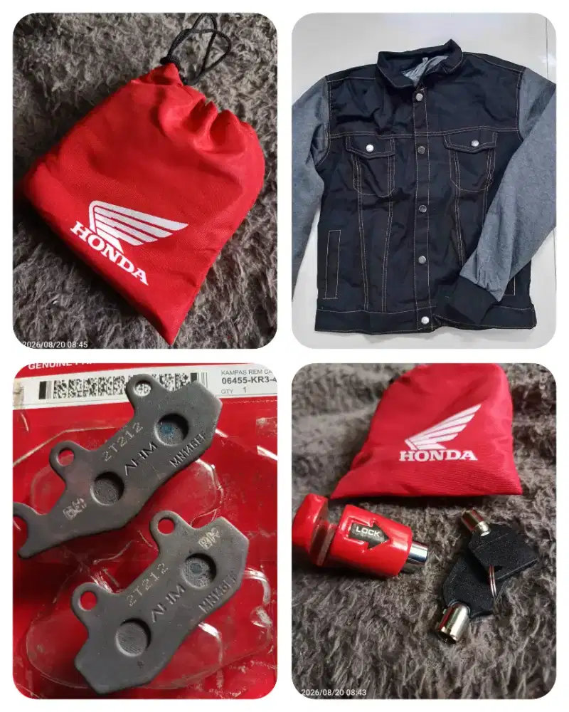 Jaket + Gembok Cakram + Kanvas Rem Ori