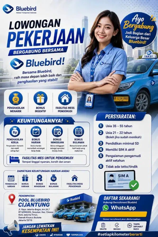 Lowongan pekerjaan driver taksi