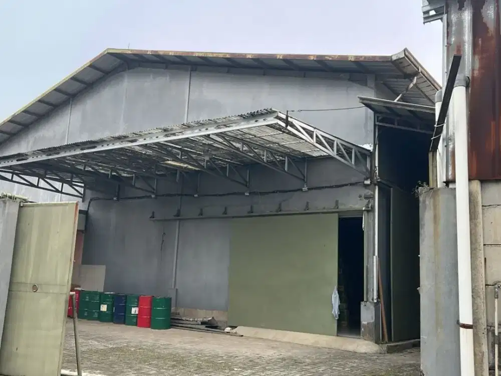 Dijual pergudangan bebas banjir, bebas pungli jalan lebar muat container 40 feet