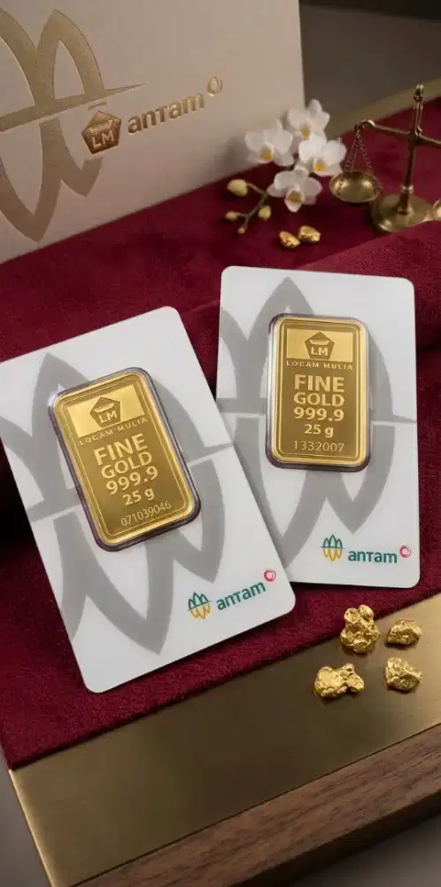 Logam Mulia Antam 25g Certicard