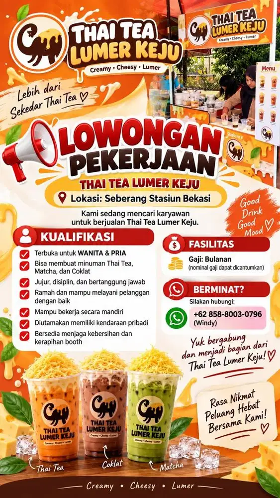 LOKER THAI TEA LUMER KEJU
