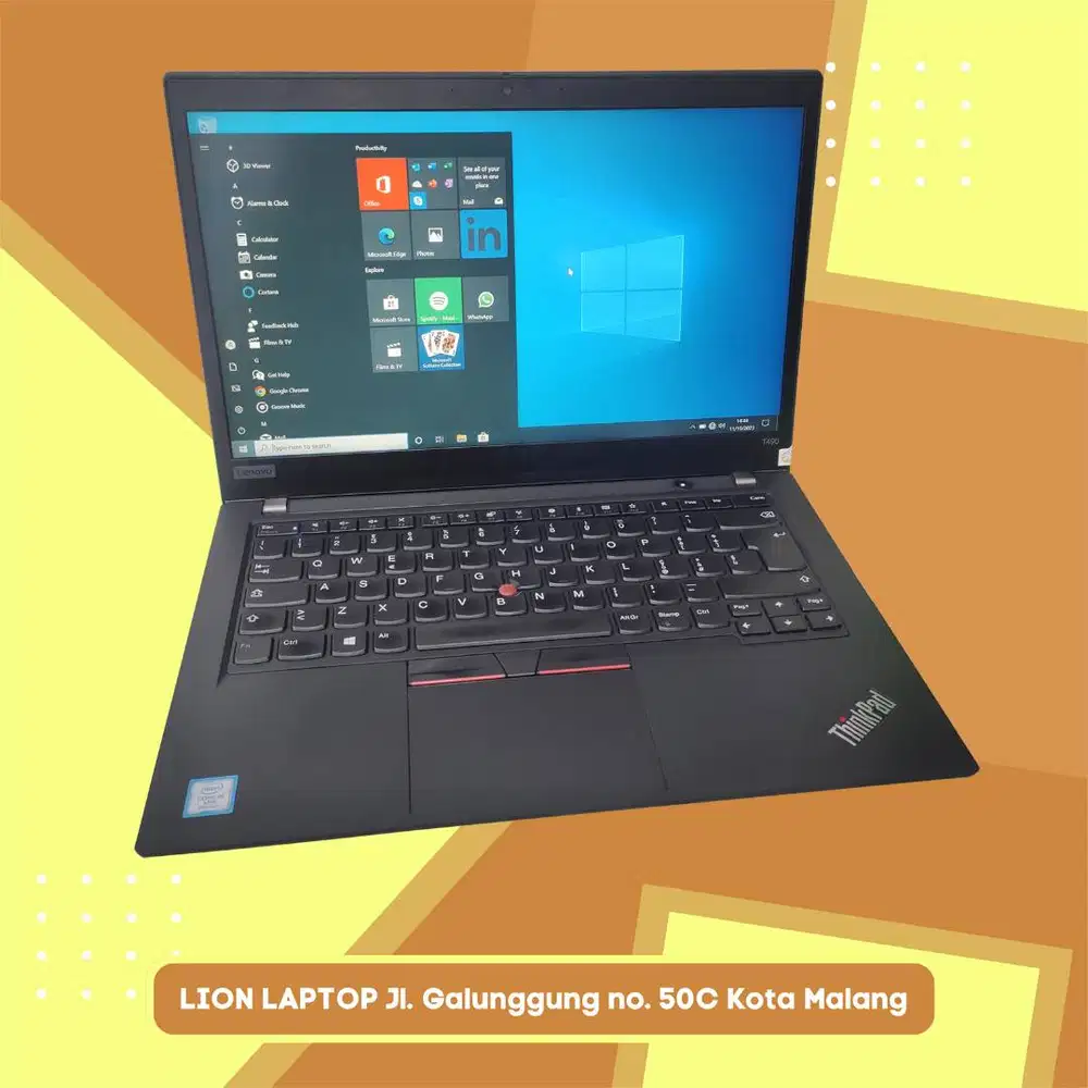 RAM 16GB i5 Gen 8 SSD 256GB Lenovo Thinkpad T490 [21|09]
