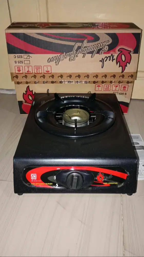 KOMPOR GAS 1 TUNGKU QTECH TYPE 525C