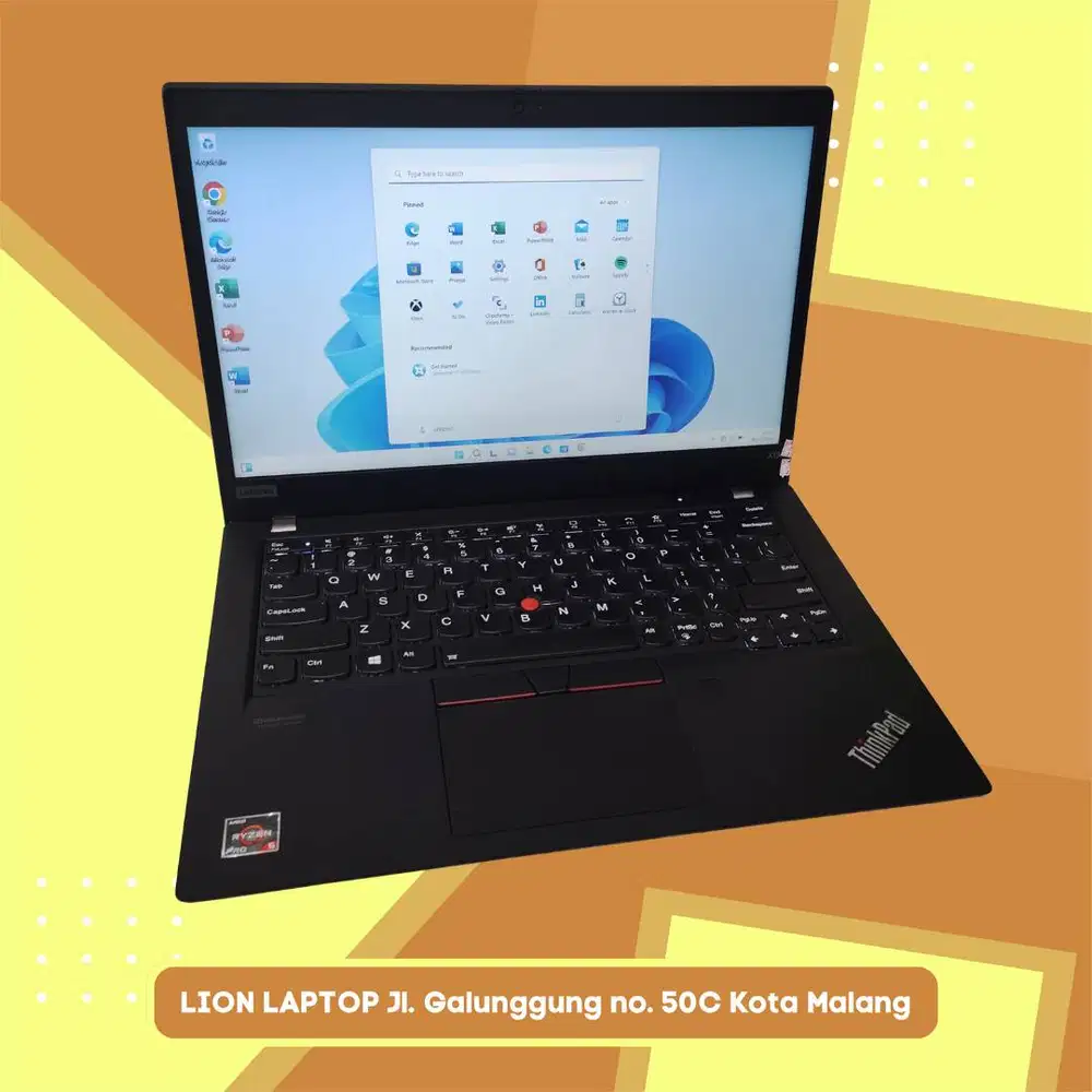 RAM 32GB AMD Ryzen 5 PRO-4650U Lenovo Thinkpad X13 SSD 256GB [21|09]