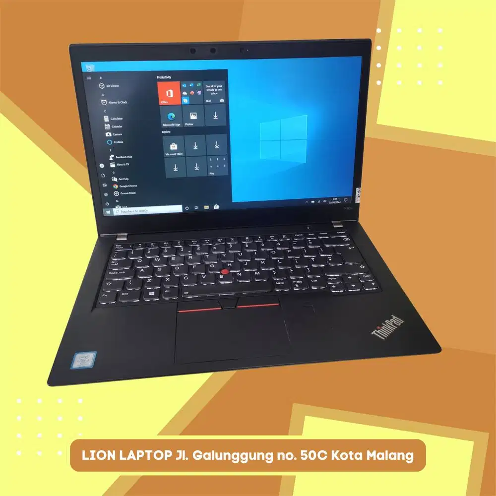 RAM 8GB Core i5 gen 8 Lenovo Thinkpad T480s SLIM [21|09]