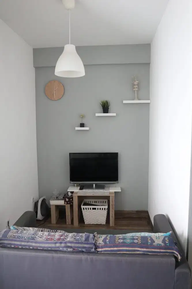 Pancoran Riverside 2 BR Twr 3 City View - Dekat Lift - Full Furnished
