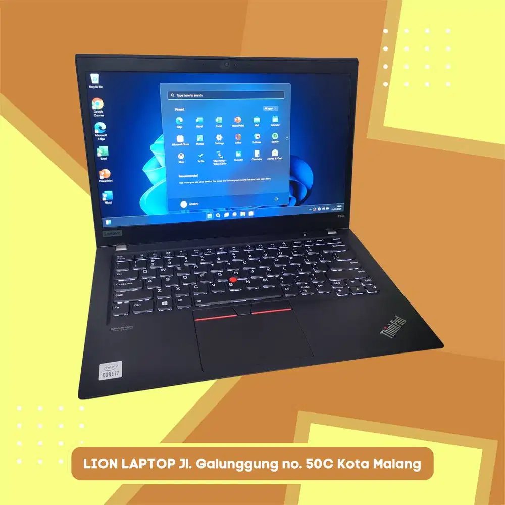RAM 32GB Core i7 Gen 10 Slim SSD 256GB Lenovo Thinkpad T14S [21|09]