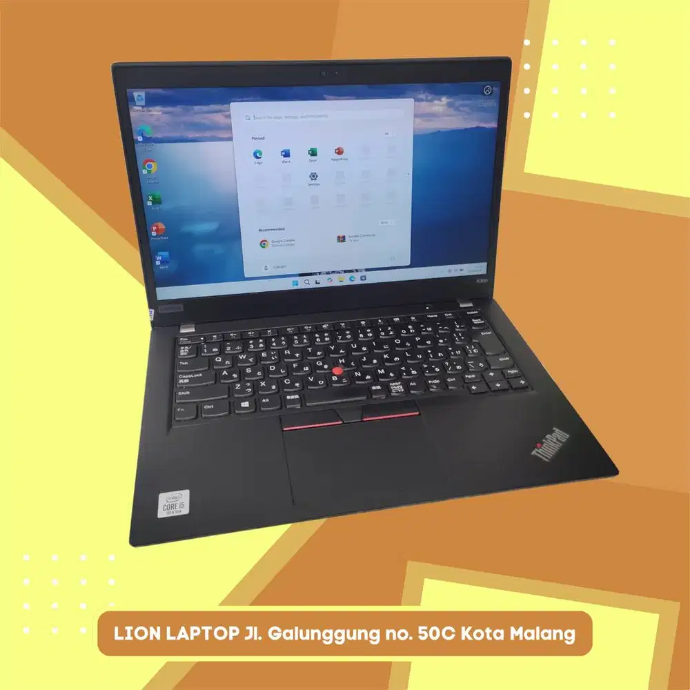 i5 GEN 10 Murah RAM 8GB Lenovo Thinkpad X390 [21|09]