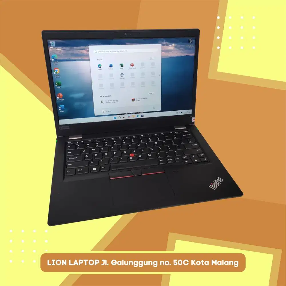 i5 Gen 10 Slim RAM 8GB SSD 256GB Lenovo Thinkpad L13 [21|09]