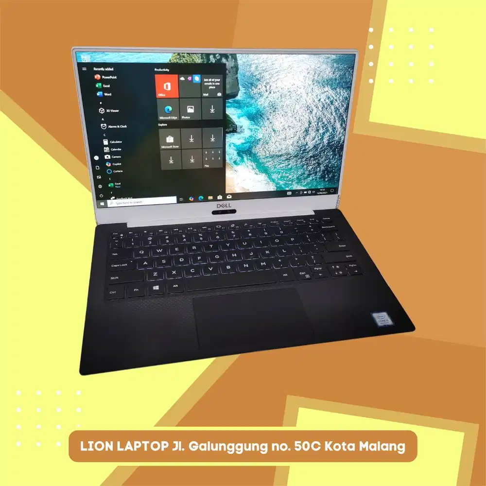 Slim & Ringan Core i5 RAM 8 SSD 256 DELL XPS 13 9370 [21|09]