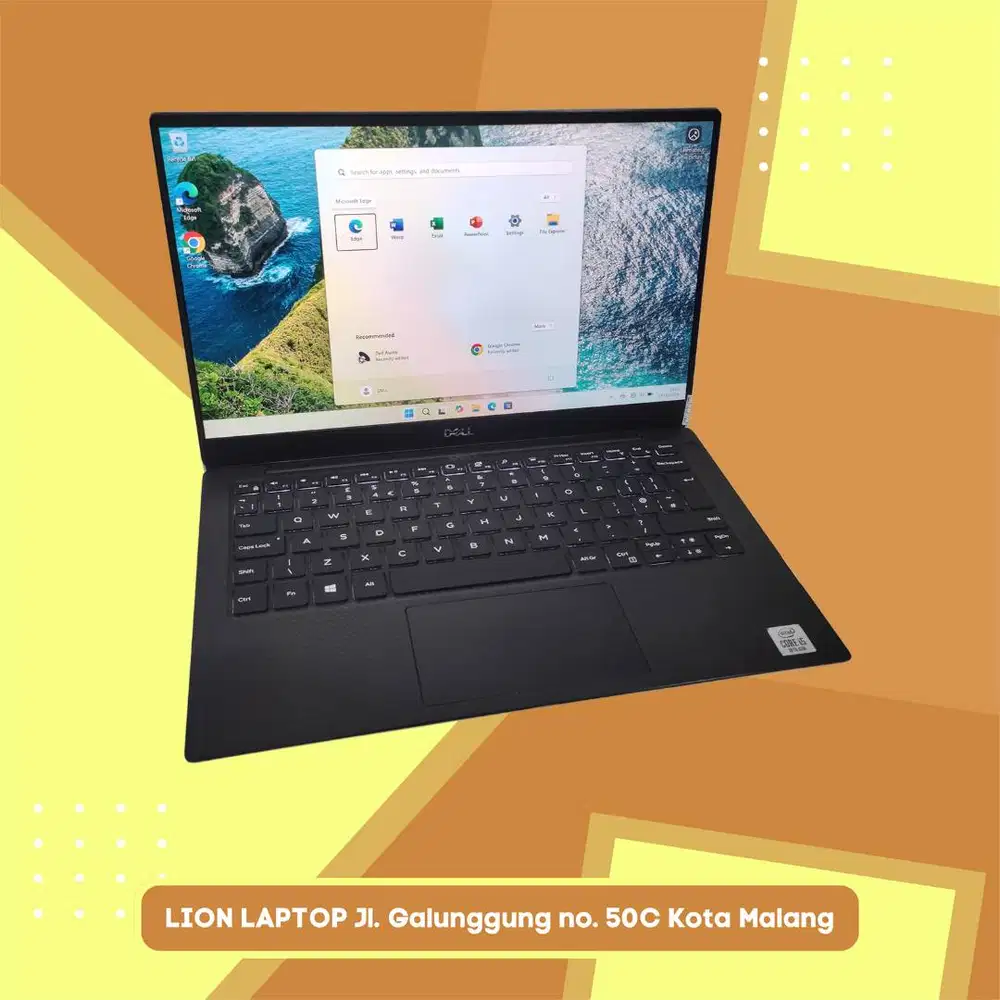 Slim & Ringan Core i5 gen 10 RAM 8 SSD 256 DELL XPS 13 7390 [21|09]