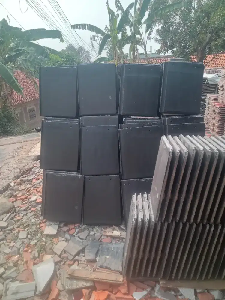 genteng beton bekas