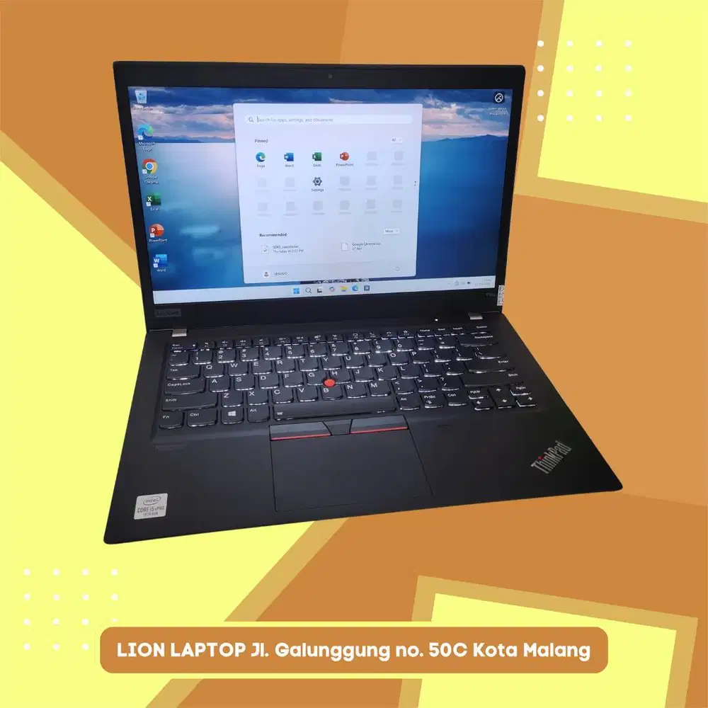 RAM 16GB Slim Core i5 Gen 10 Lenovo Thinkpad T14s [21|09]