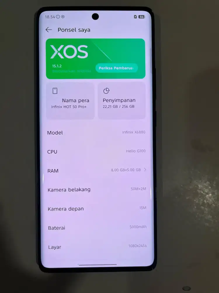 Infinix hot 50 pro plus 8/256