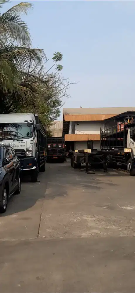 Lahan siap pakai, 5960 m². Nempel Pelabuhan. 24 jam Kontainer40ft.
