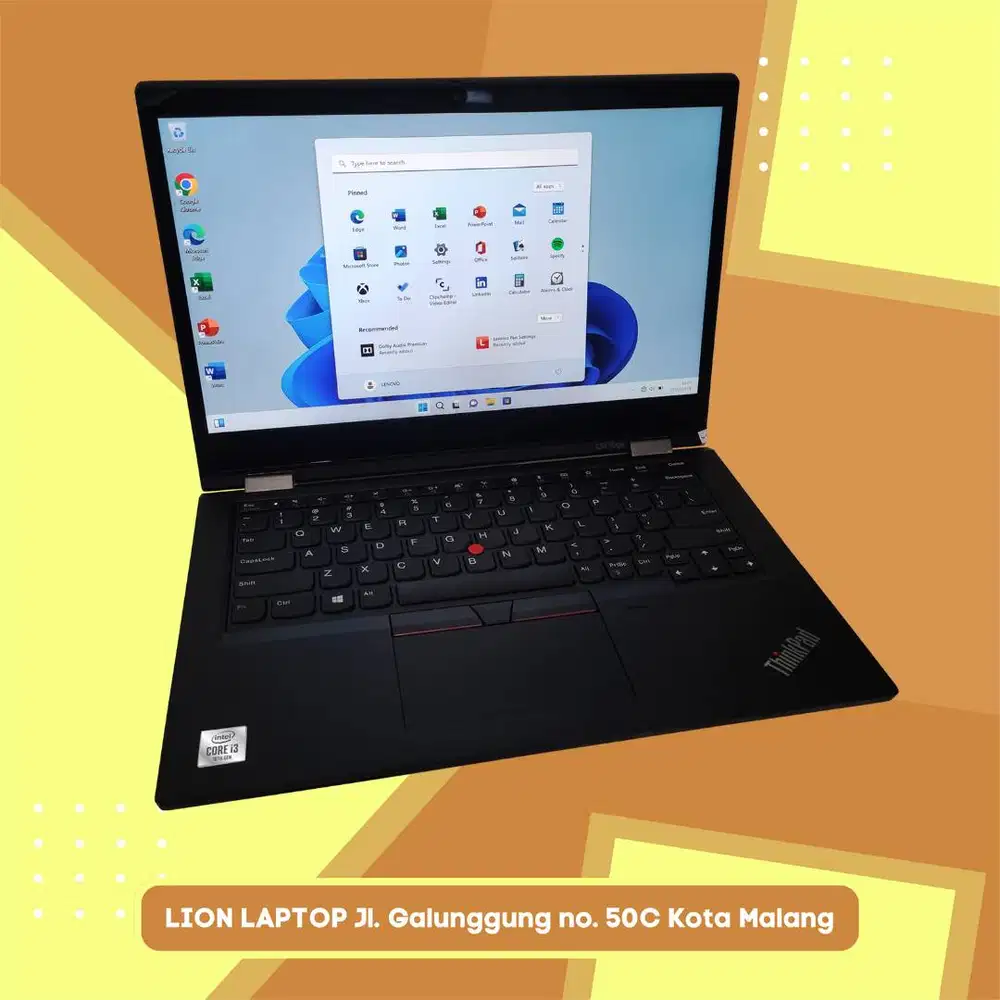 Core i3 Gen 10 Flip 360° Include Stylus Lenovo Thinkpad YOGA L13 [21|0