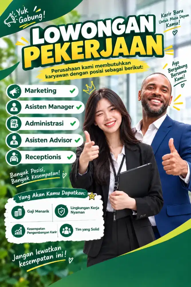DIBUTUHKAN SEGERA