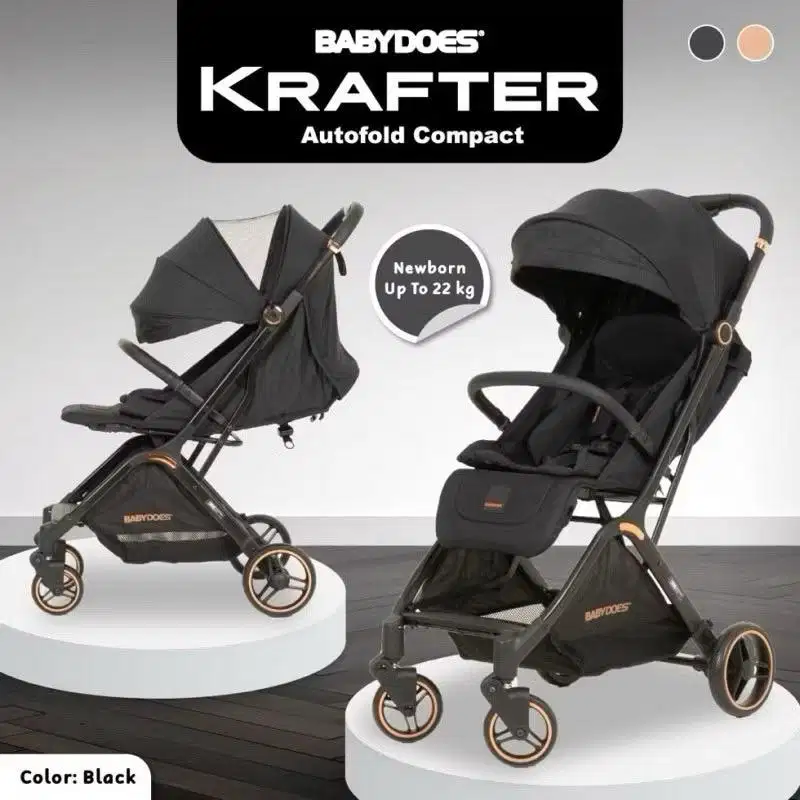 Stroller BabyDoes Krafter fullset kondisi like new