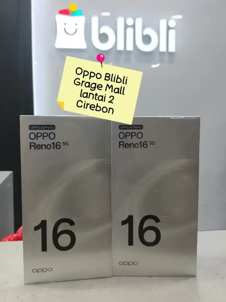 Promo Oppo Reno 16 blibli Grage Mall Lantai 2