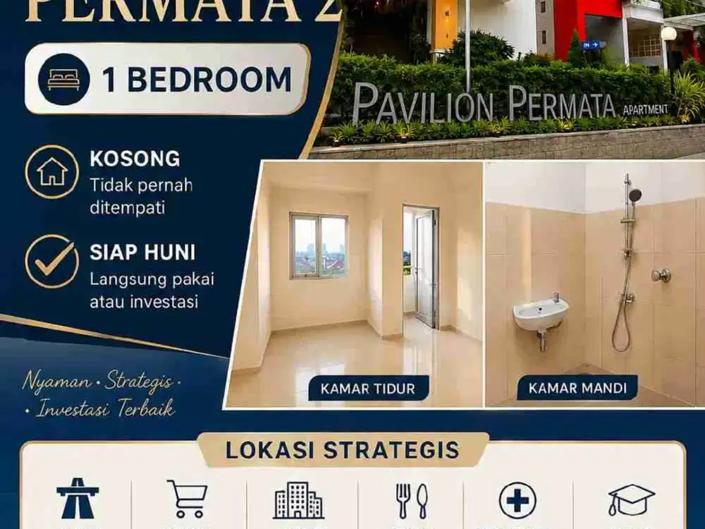 dijual apartemen paviliun permata Surabaya barat