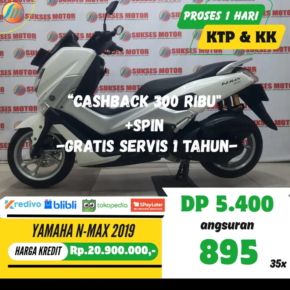 JUAL CEPAT YAMAHA NMAX 2019 CASH/KREDIT/TUKARTAMBAH/SPAYLATER