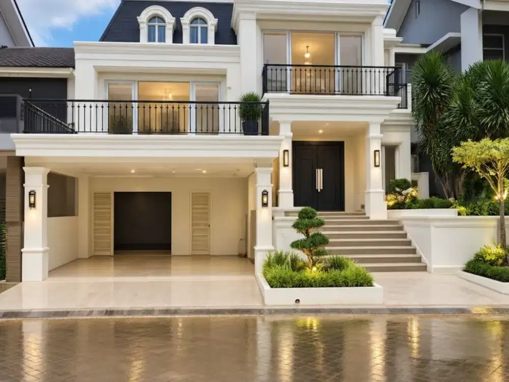 Rumah Brand New American Classic lokasi strategis di Kebayoran bintaro jaya sektor 7 15543 AM
