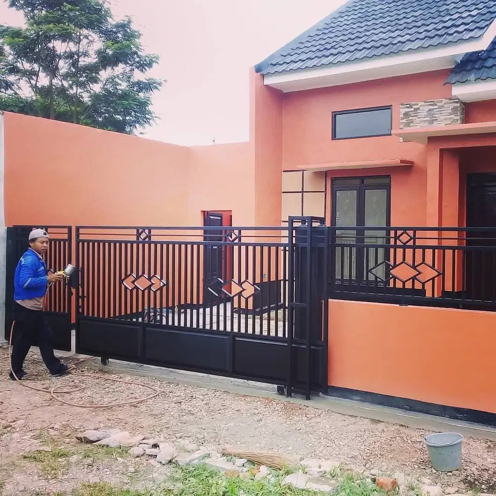 Pintu pagar dorong termurah