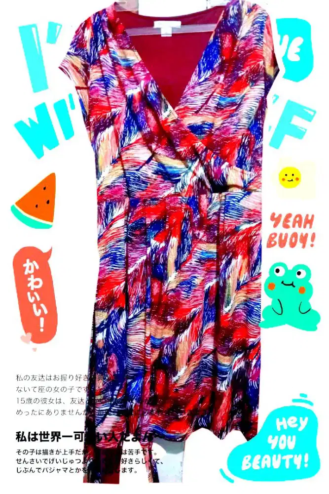 Dress premium ukuran besar