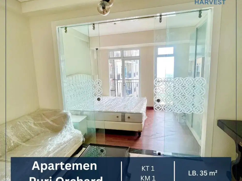 DISEWAKAN MURAH APARTEMEN PURI ORCHARD TOWER ORANGE GROOVE 1BR FURNISHED DI JAKARTA BARAT