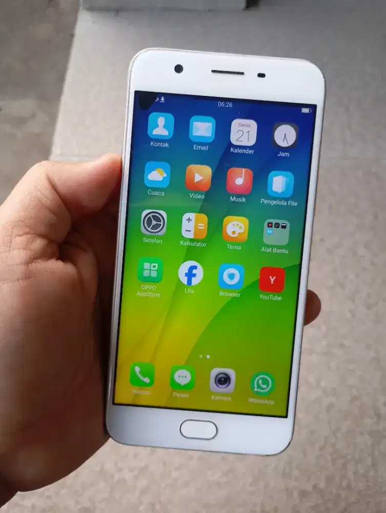 oppo a57 ram 3/32 masi ori minus tomple