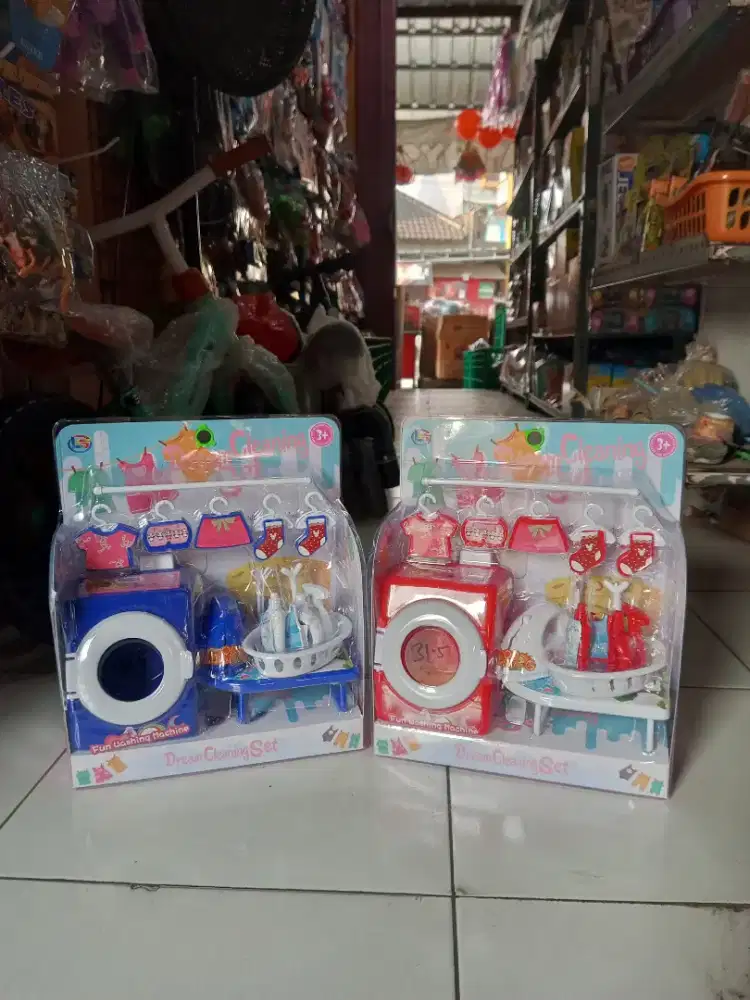 Mainan anak mesin cuci set