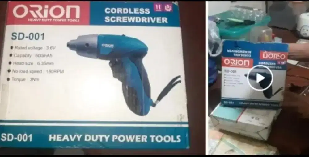 Orion Cordless Screwdriver