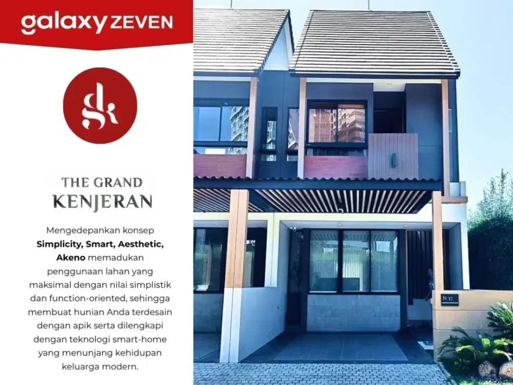 JUAL RUMAH COMPACT MINIMALIS KONSEP JEPANG HARGA 2 M-an
