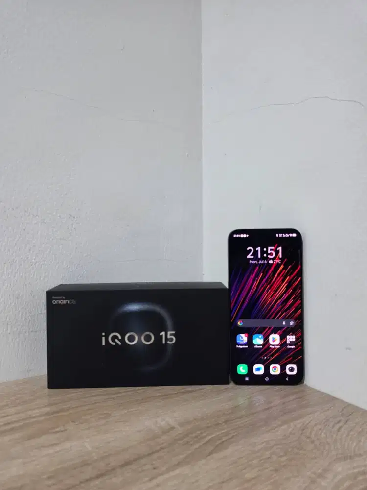 iQoo 15 5G 16/512 Legend Resmi Snap 8 Elite Gen 5 16GB 512GB Vivo